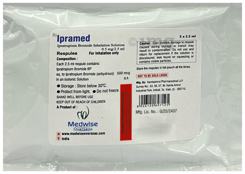Ipramed Respule (2.5ml Each) image Ipramed Respule (2.5ml Each) image