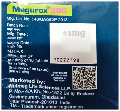 Megurox 500 Tablet image Megurox 500 Tablet image