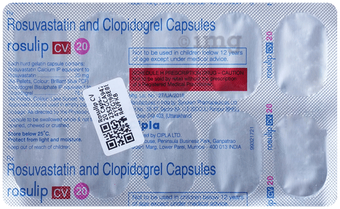 Rosulip CV 20 Capsule image Rosulip CV 20 Capsule image