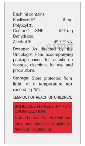 Pacliwel 100mg Injection image