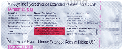 Minonil ER 45 Tablet image