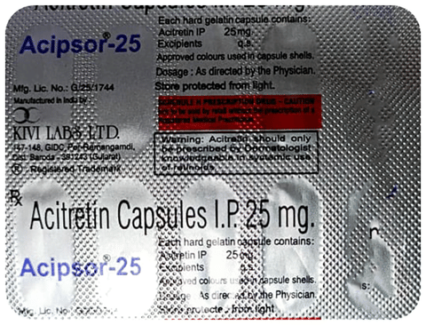 Acipsor 25mg Capsule image