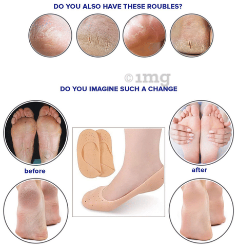 Agarwals Silicone Foot Protector Moisturizing Socks 5