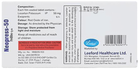 NEOpress 50mg Tablet image NEOpress 50mg Tablet image