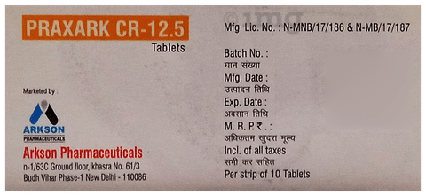 Praxark CR 12.5 Tablet