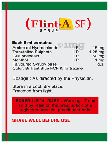 Flint-A SF Syrup Sugar Free