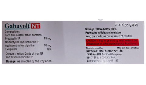 Gabavolt NT Tablet image Gabavolt NT Tablet image
