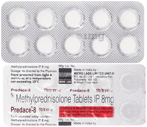 Predace 8mg Tablet image Predace 8mg Tablet image