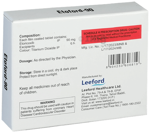 Etoford 90 Tablet image