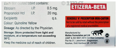 Etizera-Beta Tablet