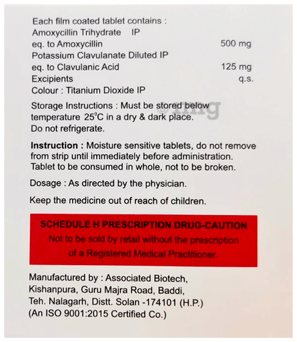 Claveon 625 Tablet image