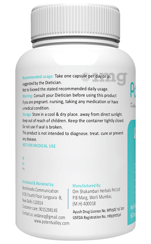 Potent Valley L-Glutathione with Vitamin-C Capsule: Buy bottle of 60.0  capsules at 𝗯𝗲𝘀𝘁 𝗽𝗿𝗶𝗰𝗲 in India