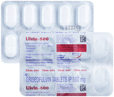 Ulvin 500 Tablet image Ulvin 500 Tablet image