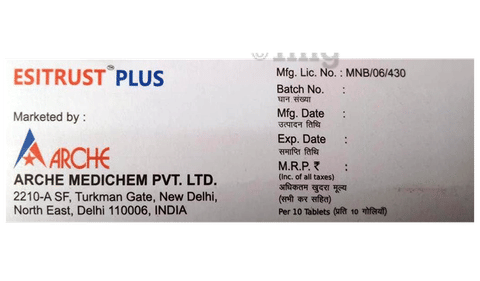 Esitrust Plus Tablet image Esitrust Plus Tablet image