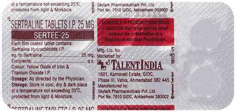 Sertee 25mg Tablet image Sertee 25mg Tablet image