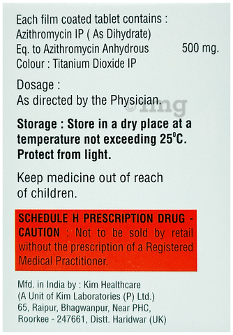 Azecade 500 Tablet image