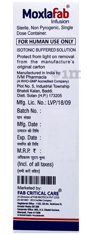 Moxlafab Infusion image Moxlafab Infusion image