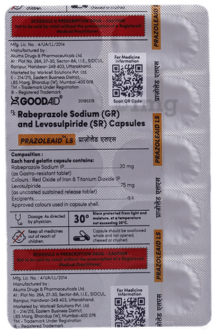 Prazoleaid LS Capsule SR image
