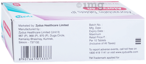 Atorva 40 Tablet image