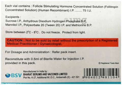 Foligraf 75IU Injection image Foligraf 75IU Injection image