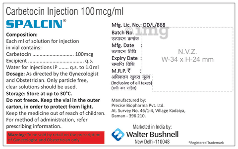 Spalcin Injection image