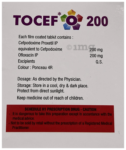 Tocef O 200 Tablet Strawberry image Tocef O 200 Tablet Strawberry image