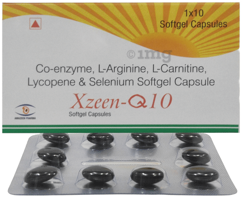 Xzeen-Q10 Capsule: Buy strip of 10.0 capsules at best price in