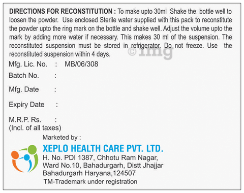 Xeploceff 50 Dry Syrup Pineapple image