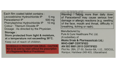 Phenicold Tablet image