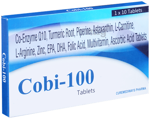 Cobi 100 Tablet: Buy strip of 10.0 tablets at best price in India  