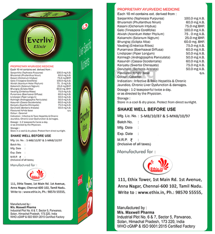 Everliv Elixir (200ml Each) image