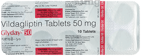 Glyday 50 Tablet image