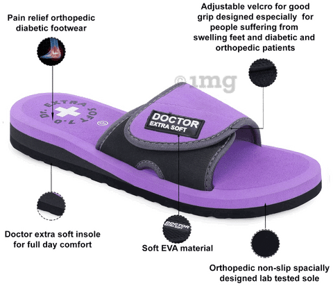 Purple shop house slippers