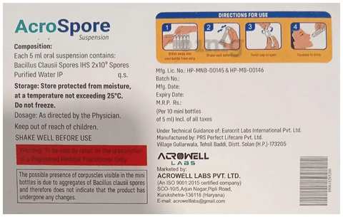 AcroSpore Suspension (5ml Each) image AcroSpore Suspension (5ml Each) image