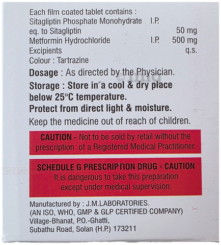 Nuvogluco-M 50/500 Tablet image Nuvogluco-M 50/500 Tablet image