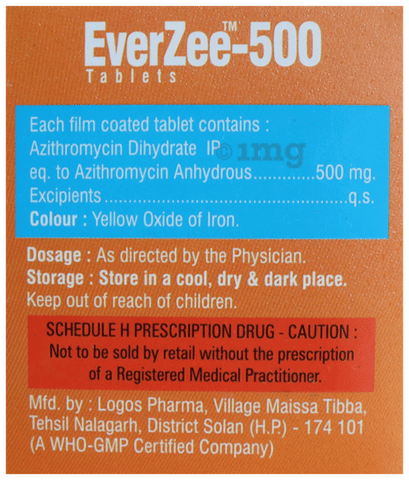 Everzee 500 Tablet image Everzee 500 Tablet image