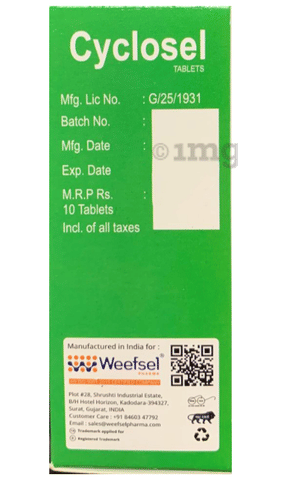 Cyclosel Tablet image