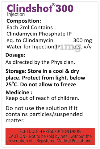Clindshot 300 Injection image