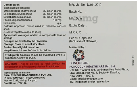 Prodigut 90 Capsule image