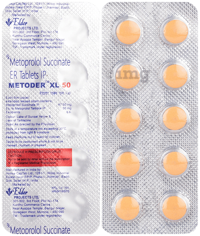 Metoder 50mg Tablet XL image