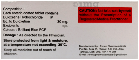 Dulgesia 30 Tablet image