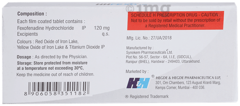 Hhfexo 120mg Tablet image