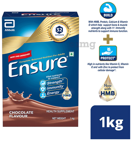 Buy Ensure Nutritional Powder - Chocolate Flavour 200 gm (Refill