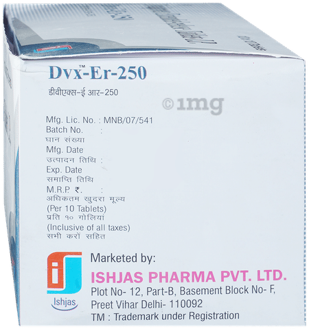 Dvx 250mg Tablet ER image