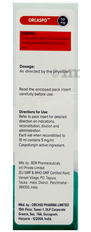 Orcaspo 50mg Injection image Orcaspo 50mg Injection image