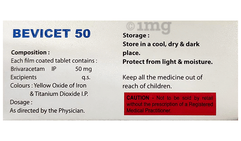 Bevicet 50mg Tablet image