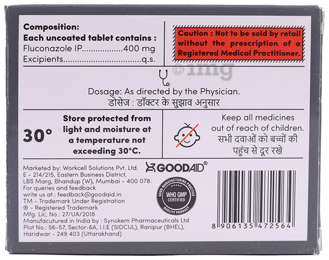 Aidconazole 400 Tablet image