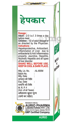 Hepcar Hepato Protector Syrup image Hepcar Hepato Protector Syrup image