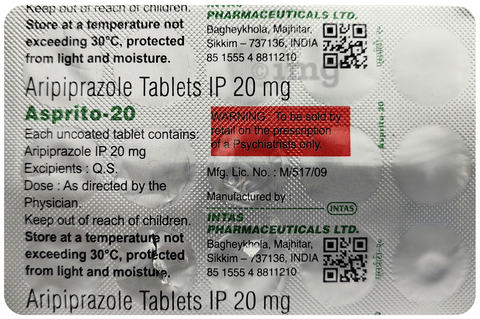 Asprito 20 Tablet image Asprito 20 Tablet image