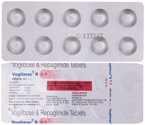 Voglimac R 0.5mg/0.2mg Tablet